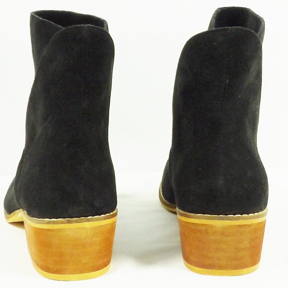 Corkys Hey Girl SPILL THE TEA Black Envelope Ankle Bootie Size 10 New in Box - Picture 8 of 11